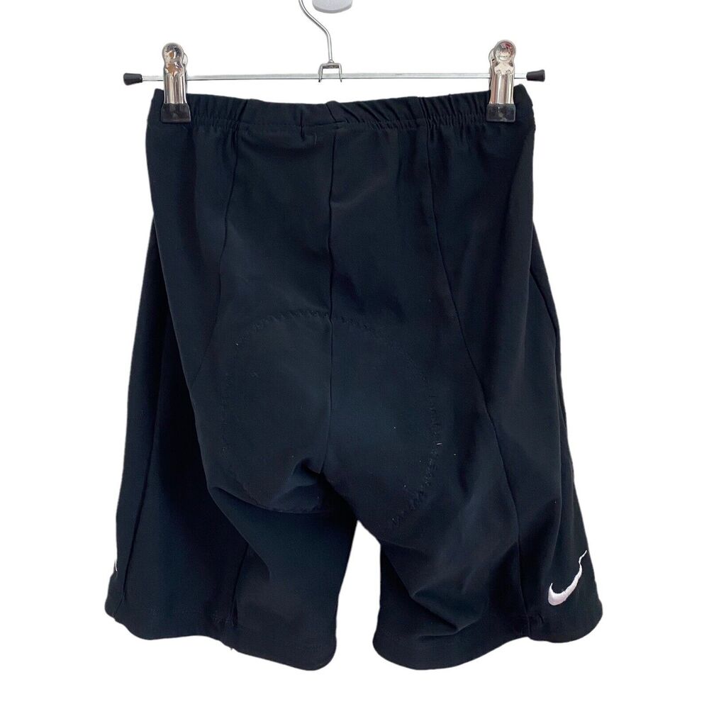 Nike ACG Small Cycling Shorts Biker Padded Black Logo Vintage - Picture 8 of 9